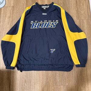 Y2K CCM St. Louis Blues Windbreaker